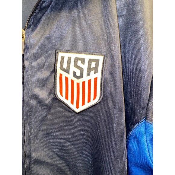 Icon Sports Officially Licensed USA Soccer Full Zip Training Soccer Track Jacket - Picture 3 of 7